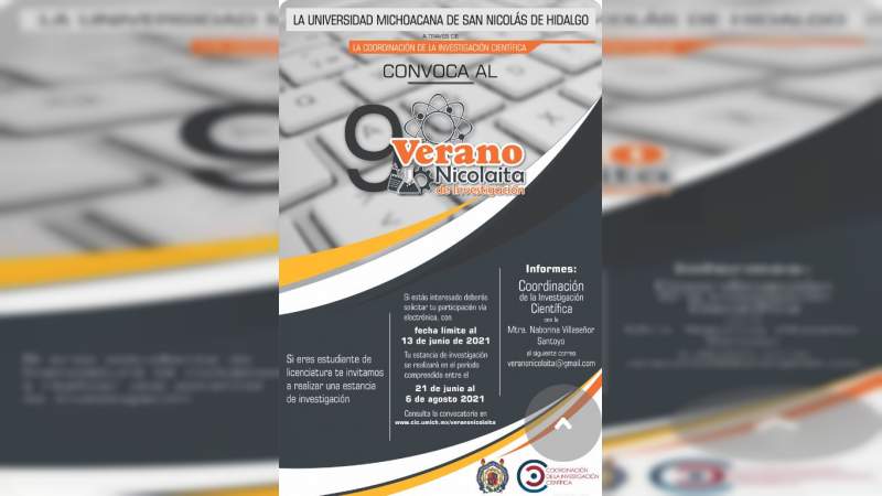 UMSNH realiza verano nicolaíta de investigación   