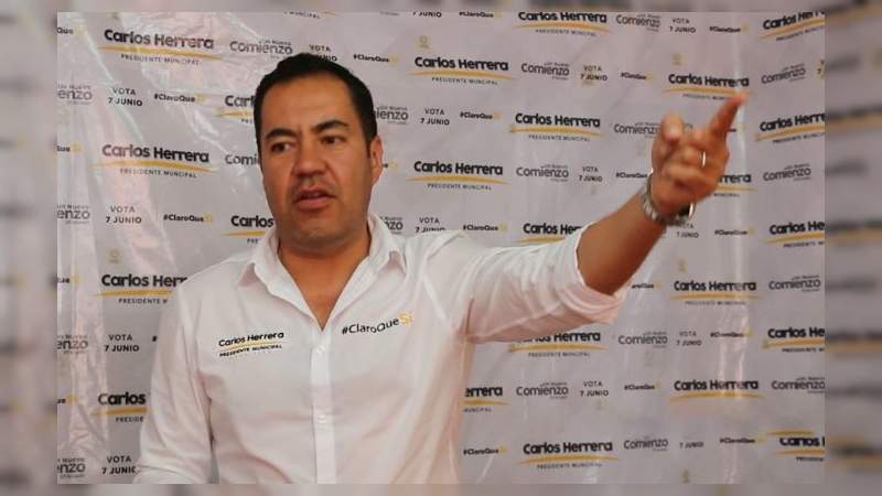 Carlos Herrera anuncia que desconocerá resultados del PREP que le dan la victoria a Morena en Michoacán 