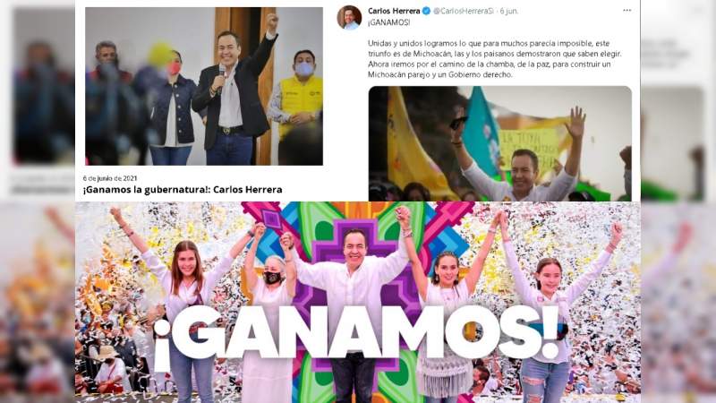 Que siempre no: Carlos Herrera niega haberse declarado ganador de las elecciones; boletines y sus redes lo desmienten 