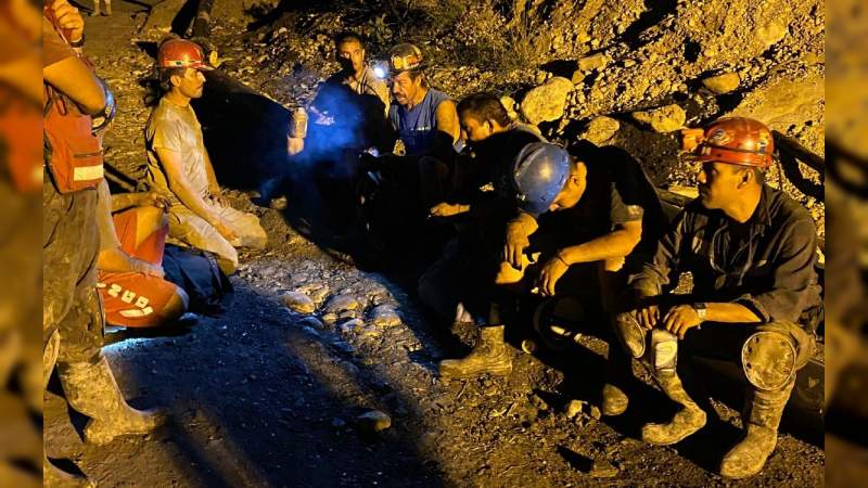 Localizan sexto cuerpo de mineros atrapados en Coahuila, operación continúa en busca del último cuerpo atrapado en la mina 