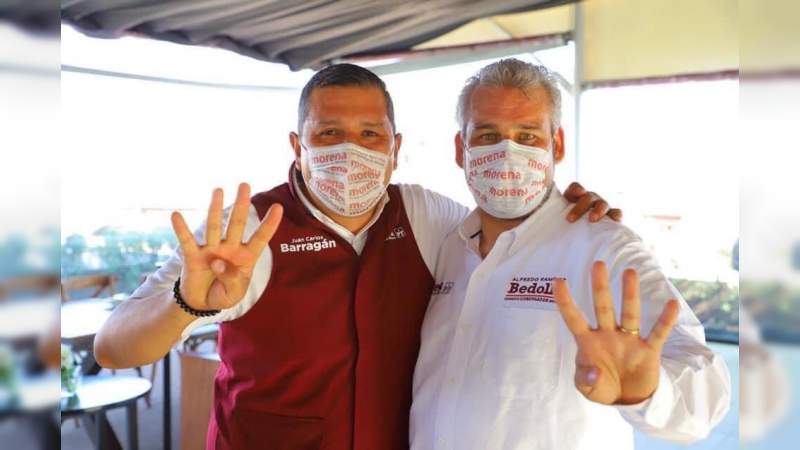 En Michoacán va a gobernar la esperanza, no les vamos a fallar: Juan Carlos Barragán  
