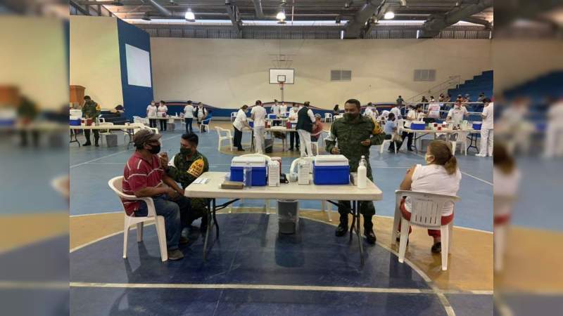 Más de un millón de vacunas anti COVID-19 aplicadas en Michoacán 