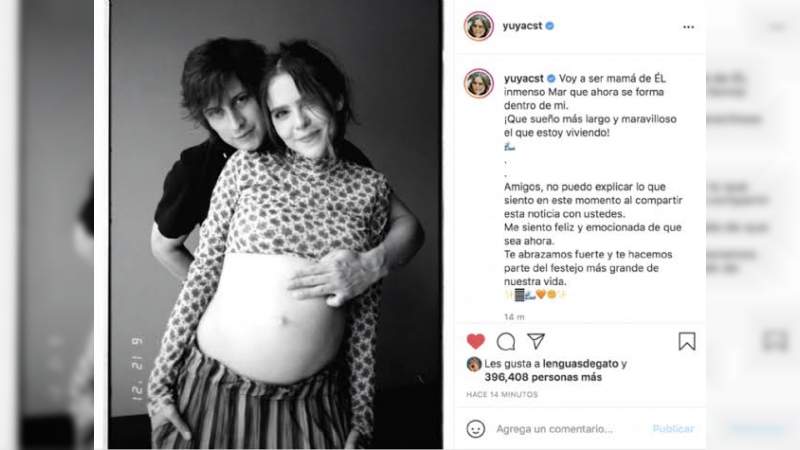 Anuncia Yuya su embarazo con foto en redes sociales junto a Siddhartha 