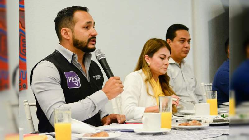 Somos la sexta fuerza política, hay PES para rato en Michoacán: Eder López García