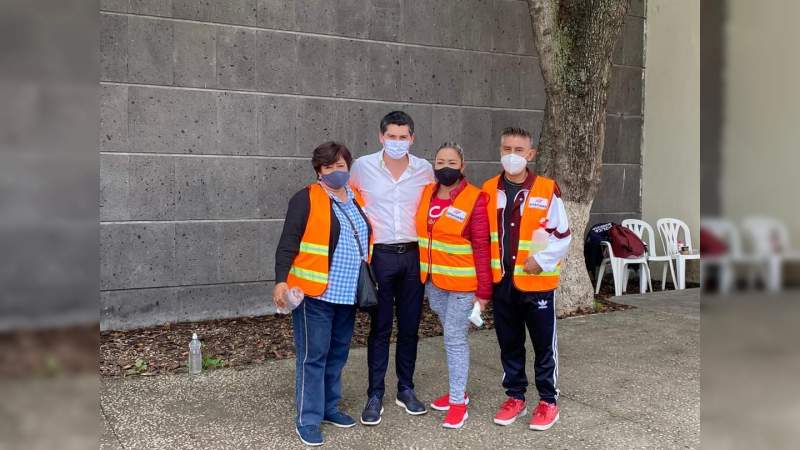 Recibe Toño Ixtláhuac, primera dosis de la vacuna contra Covid-19