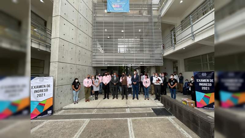 Con transparencia y seguridad UMSNH aplica exámenes de admisión: Rector