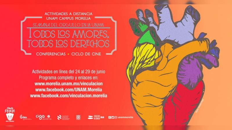 Semana del orgullo en la UNAM conmemorará el Día Internacional del Orgullo LGBTTTIQ+  