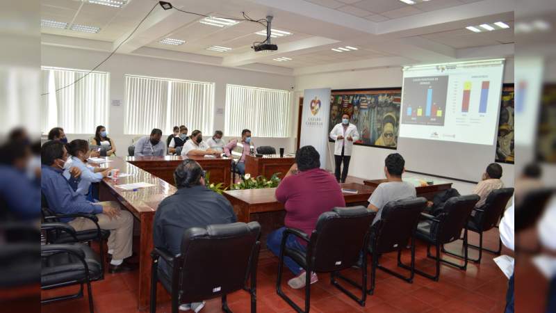 Alistan autoridades municipales y sanitarias de Lázaro Cárdenas, Michoacán, acciones preventivas contra dengue 
