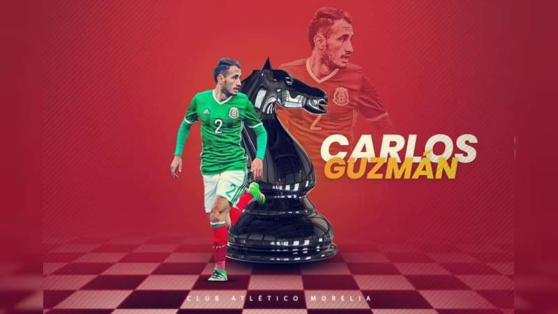 Carlos Guzmán vuelve como refuerzo del Atlético Morelia 