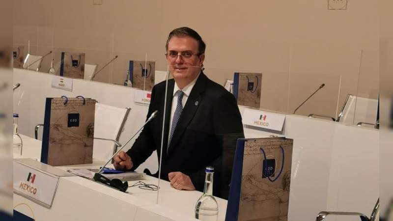 Ebrard: "La pandemia puede volverse endémica si continúa el retraso para la aplicación de la vacuna" 