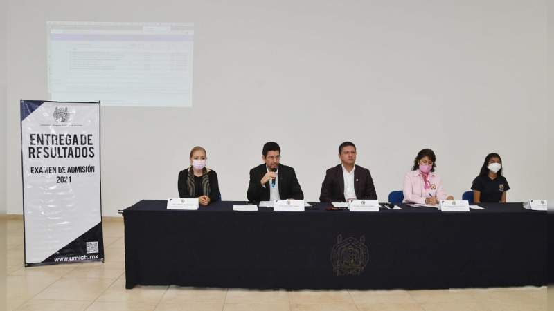 UMSNH concluye proceso de admisión 2021-2022