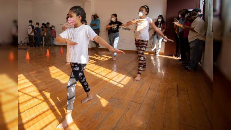 SeCultura y Gobierno de Morelia impulsan “Talleres Artísticos Comunitarios” para incentivar el diálogo 