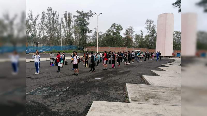  SEE realiza aplicación del examen de admisión para la ENEF en Morelia