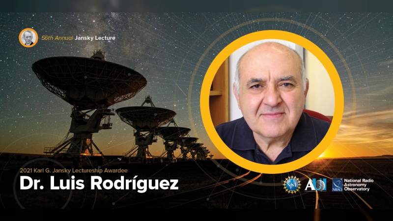 Recibe el investigador Luis Felipe Rodríguez, prestigiosa Cátedra Karl G. Jansky 