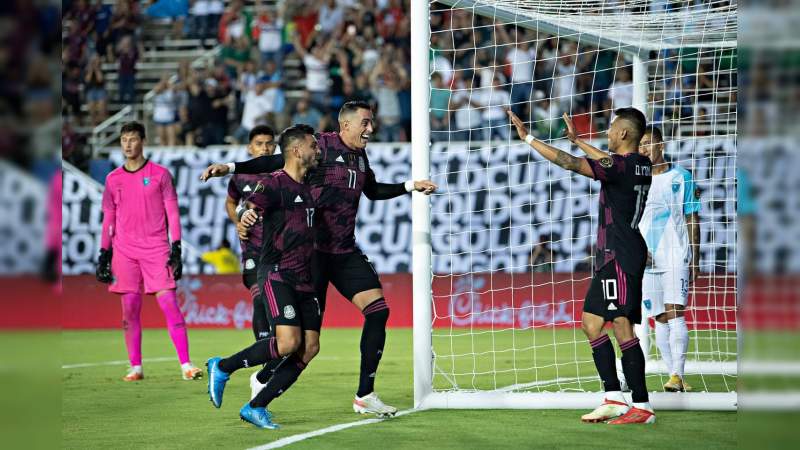 México golea a Guatemala en Copa Oro 