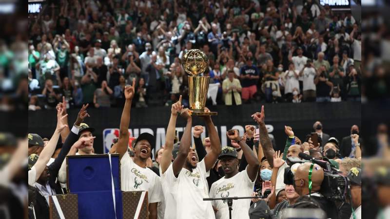 Bucks, campeones de la NBA luego de 50 años