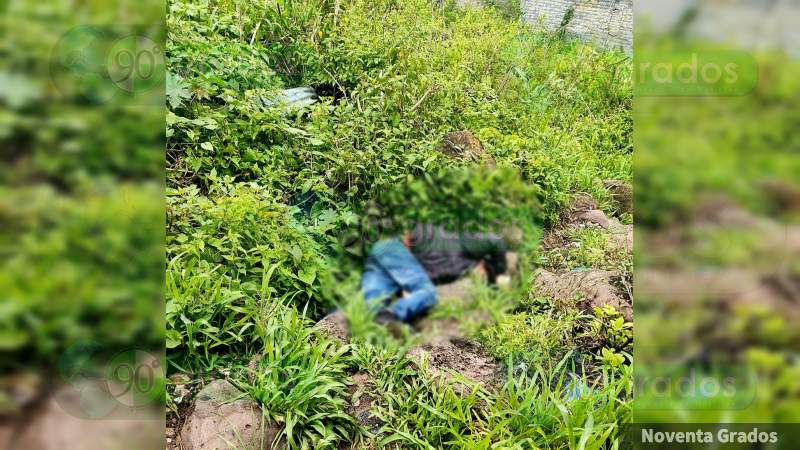 Persiguen a joven para darle muerte a balazos, en la col. Trasierra de Jacona; no está identificado 