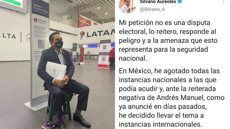 Acompañado de su banquito verde, Silvano Aureoles acudirá a instancias internacionales 