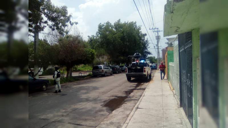 Sujeto es baleado en la Av. del Árbol del Infonavit Arboledas de Zamora, Michoacán 