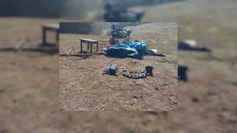 Hallan a ocho ejecutados en un narcocampamento en el cerro verde de Cotija