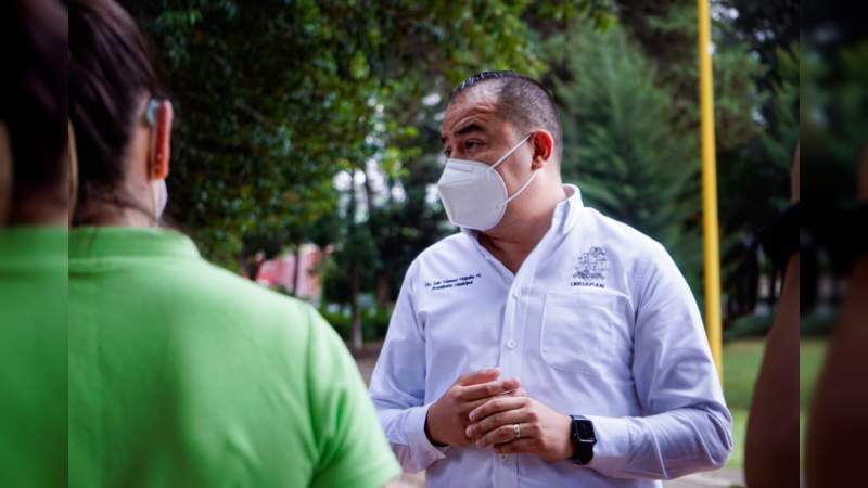 Constató Gobierno de Uruapan, vacunación de primera dosis contra Covid-19 en personas de 30 a 39 años 