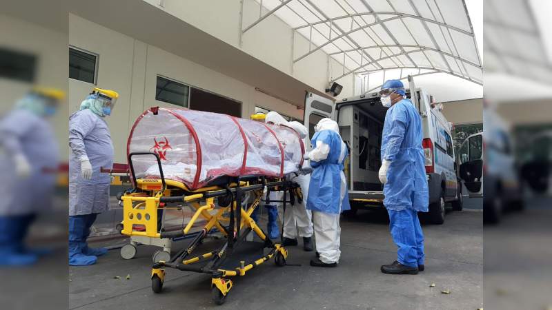 Suman 233 traslados prehospitalarios COVID-19, realizados por el CRUM