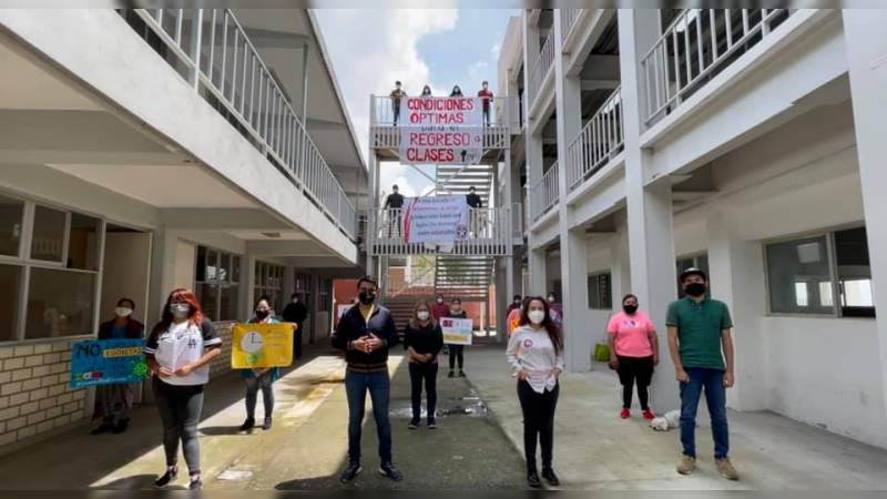 FNERRR Michoacán se opone al regreso a clases presenciales 