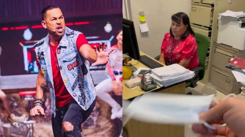 Cantante expone a servidora pública por no usar cubrebocas al trabajar 