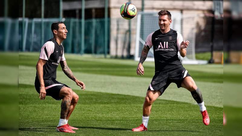 Messi ya tuvo su primer entrenamiento con el PSG