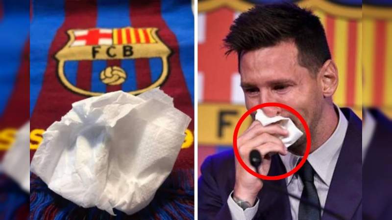 Venden Klennex con el que Leonel Messi se despidió de Barcelona en 1 millón de dólares 