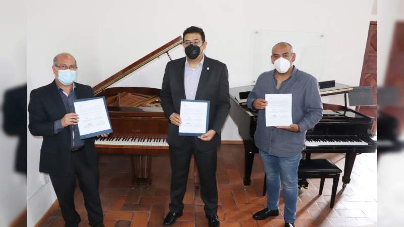 Se firma colaboración académica entre la Escuela Nacional de Estudios Superiores unida Morelia UNAM, y el Conservatorio de las Rosas 