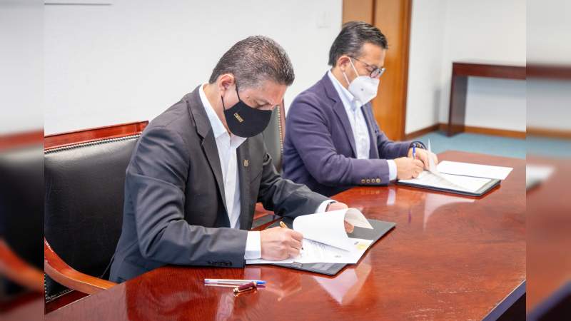 Firma UMSNH y Banco de México convenio de colaboración 
