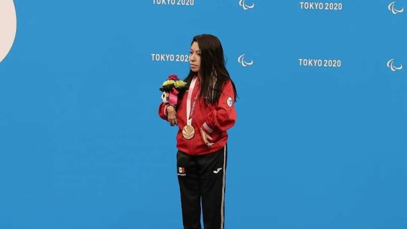 Fabiola Ramírez nadadora mexicana da la primera medalla para nuestro país en los Juegos Paralímpicos 