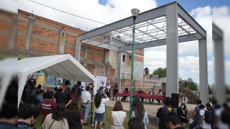 Inaugura Gobierno de Morelia “Foro Escénico al Aire Libre”