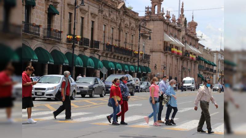 Continúan medidas anti COVID-19 en Morelia 