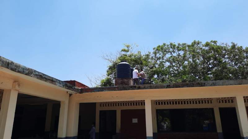 Realiza Coepris saneamiento en la tenencia del Habillal de Lázaro Cárdenas, Michoacán