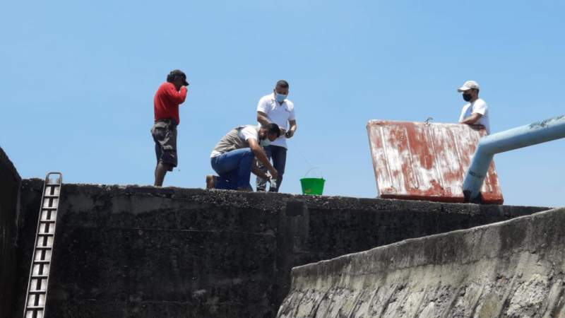 Realiza Coepris saneamiento en la tenencia del Habillal de Lázaro Cárdenas, Michoacán