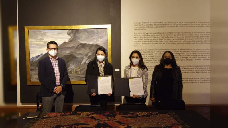 Firma Secum y Semigrante de Michoacán convenio de concertación de Acciones 
