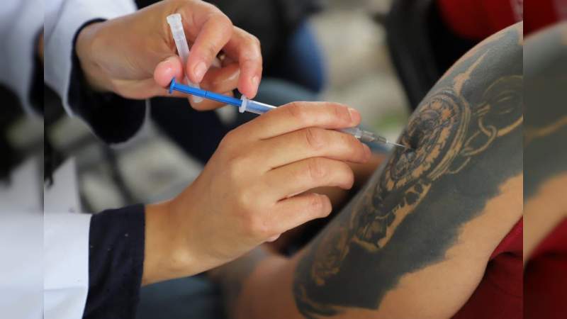 Continúa jornada de vacunación contra Covid-19 de jóvenes de 18 a 29 años en Michoacán  