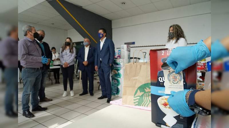 Instala UMSNH centro de acopio en auditorio de usos múltiples de Ciudad Universitaria 