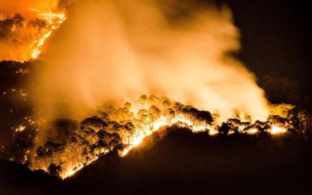 Fotografías del fuerte incendio en el cerro de  la Cruz en Uruapan  - Foto 8 