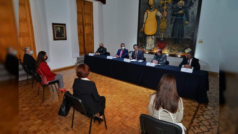 Firma UMSNH y Colegio de Contadores Públicos de Michoacán convenio de colaboración 