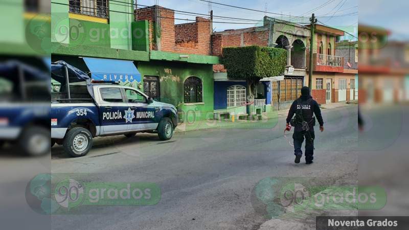 Atacan a balazos y prenden fuego a fachada de una casa en Zamora, Michoacán  