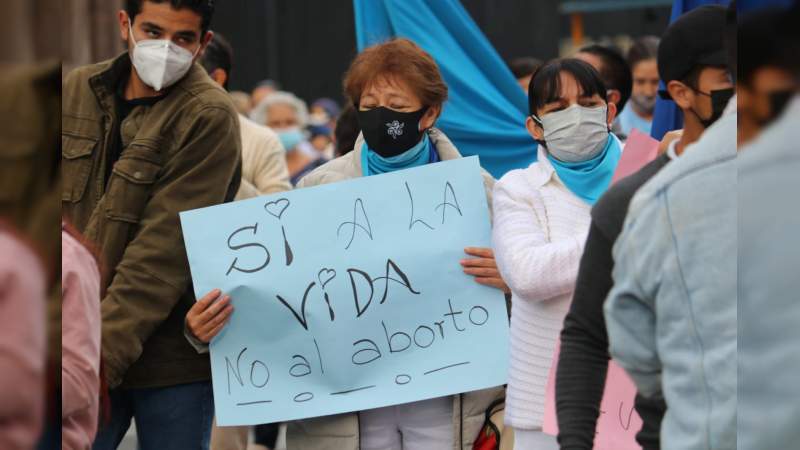 PROVIDA se hace presente en Morelia, tras la despenalización del aborto por la SCJN