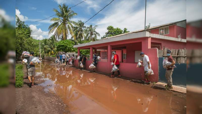 Afectadas por lluvias recibieron 50 toneladas de víveres: Grisel Tello