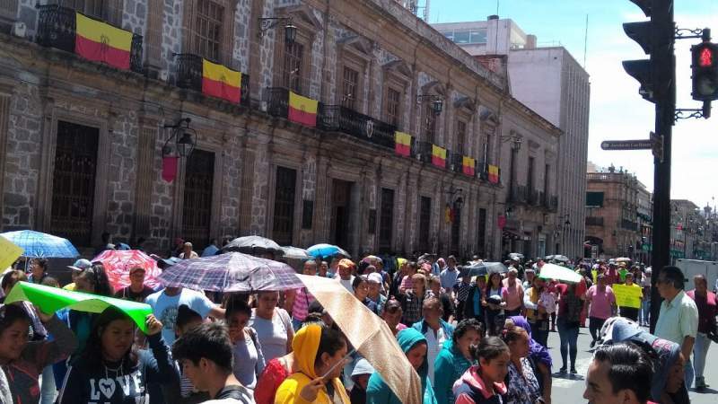 Este martes seguirán manifestaciones en Morelia 