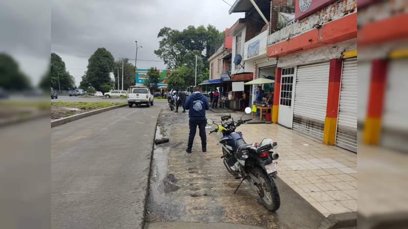 Favorable, participación en operativo para el retiro de vehículos chatarra, en Uruapan 