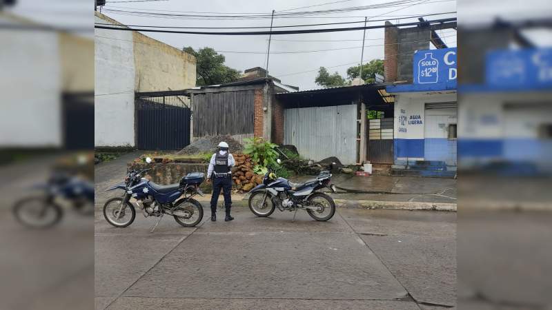 Favorable, participación en operativo para el retiro de vehículos chatarra, en Uruapan 