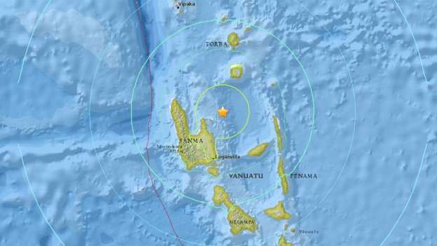 Terremoto de magnitud de 7 en Vanuatu provoca alerta de tsunami 
