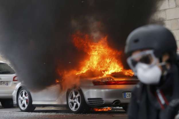 Protestas contra reforma laboral en Francia dejan 124 detenidos - Foto 3 
